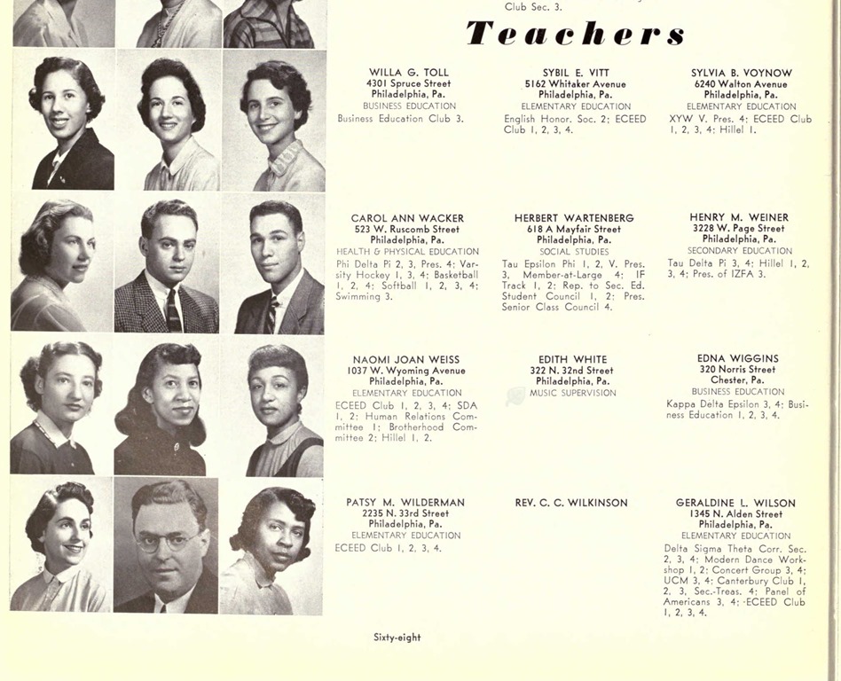 U.S.SchoolYearbooksForGeraldineLWilson