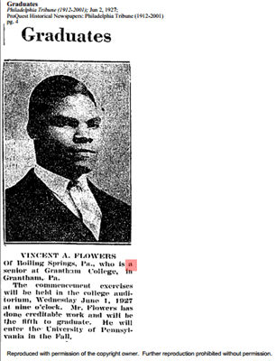 Graduate Chauncey Flowers