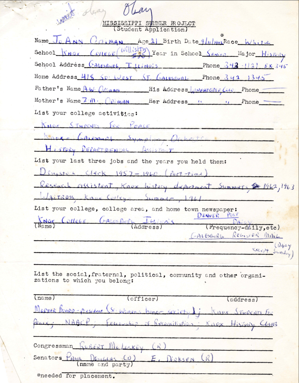 She Went to Hopkins Too | Jo Ann Ooiman&nbsp;Robinson